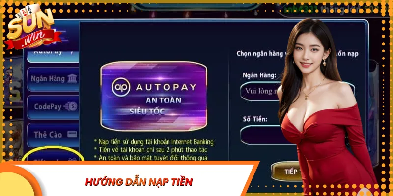 Hướng dẫn nạp tiền